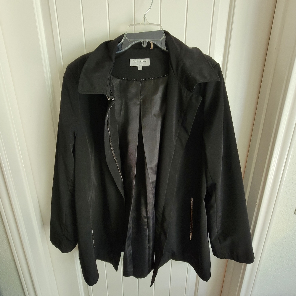 Calvin Klein Trench Rain Jacket w Hood